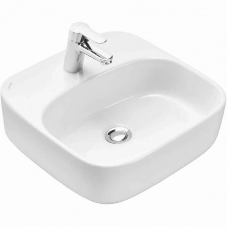 Тумба с раковиной и столешницей Aquaton Либерти 75/Одри Soft 42, 2 ящика, дуб эльвезия