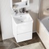 Тумба с раковиной Aquaton Сканди 45 белая